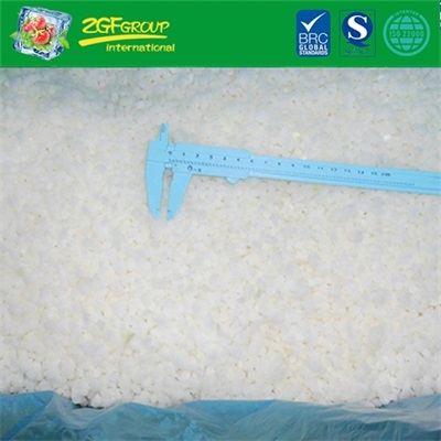 IQF white onions dices 6mm