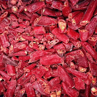Frozen Red Chili Half Cut
