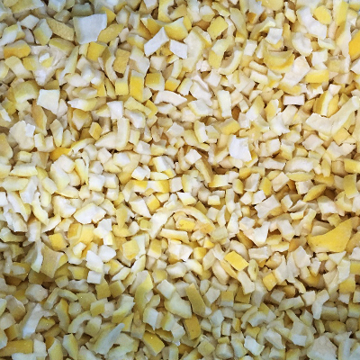 Frozen  Diced Leomon Peel