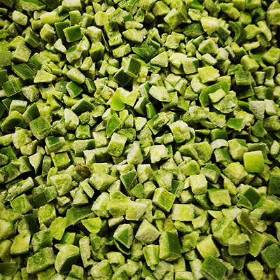 Frozen Green Pepper Diced 10mm