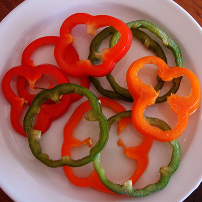IQF Mixed Pepper Rings