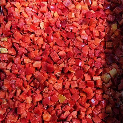 Frozen Red Pepper Diced