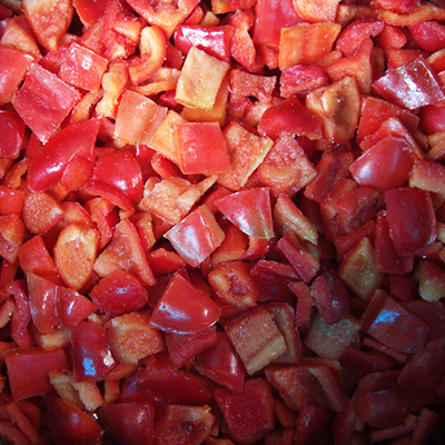 Frozen Red Pepper Chunks