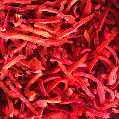 IQF Red Pepper Strips