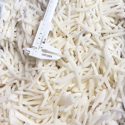Frozen  Daikon Radish Strips