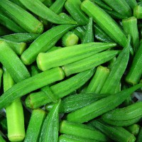 Frozen Whole Okra With Ends