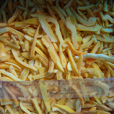 Frozen Yellow Pepper Strips