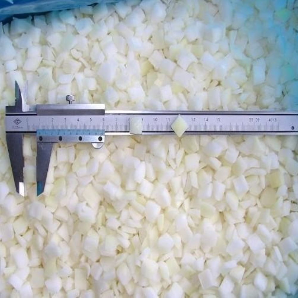 10mm 10mm Frozen White Onion Chopped Dice Onions Iqf Strips Diced Onion